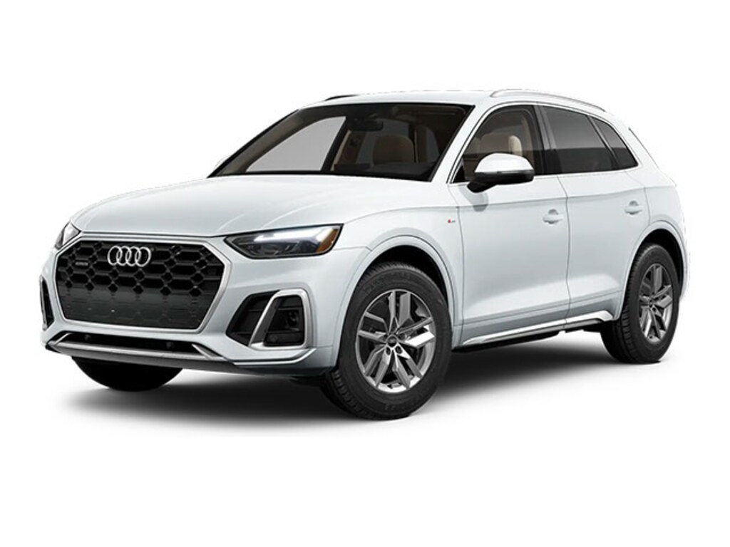 New 2023 Audi Q5 SUV 45 S line Premium Plus Glacier White For Sale